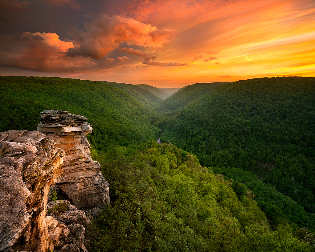 Title Lindy Point Sunset Location West Virginia Park