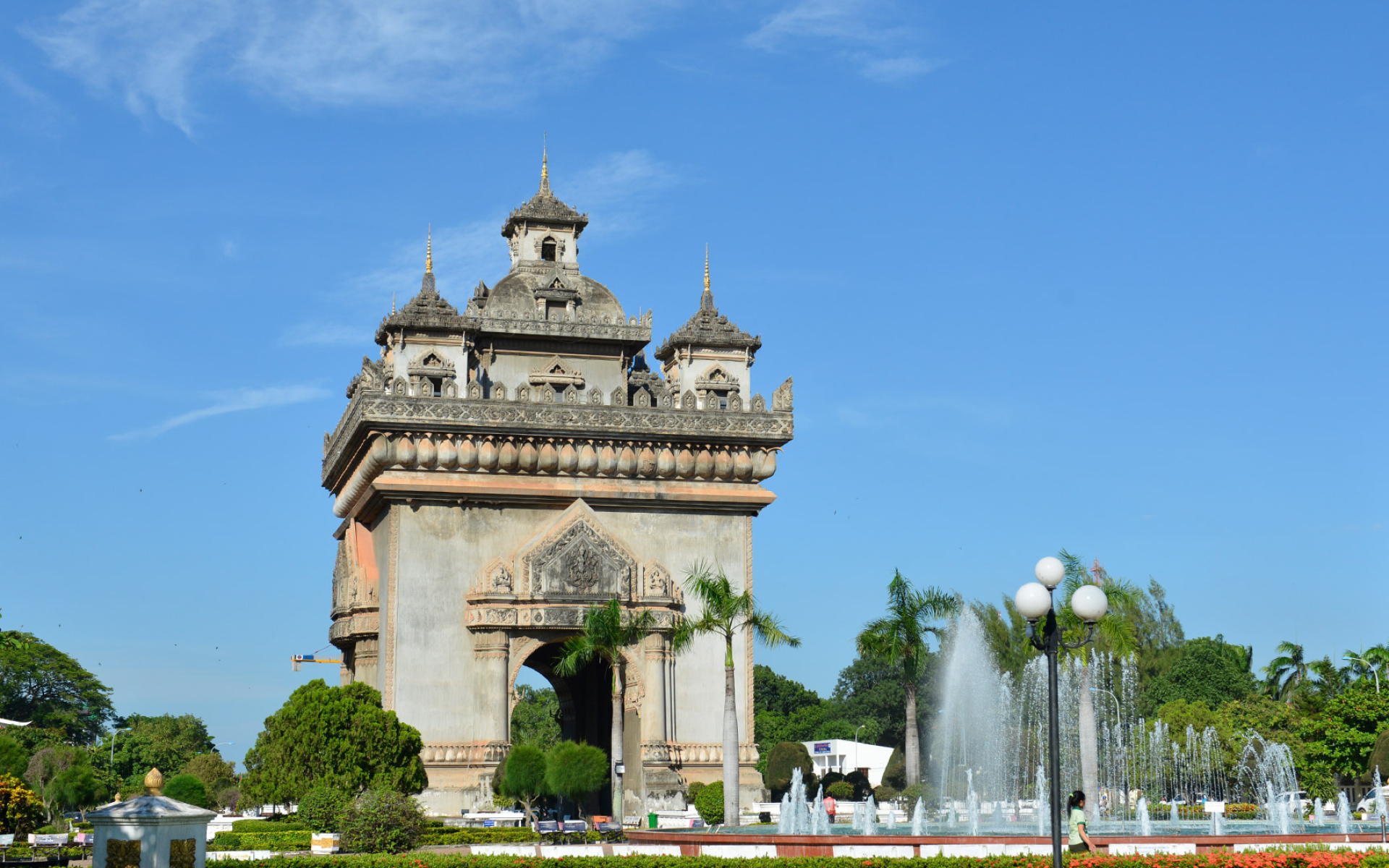 Desktop HD Vientiane Background Wallpaper