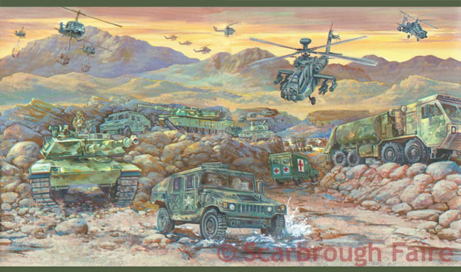 Army Wallpaper Border GB9013 1B Camouflage Camo Military