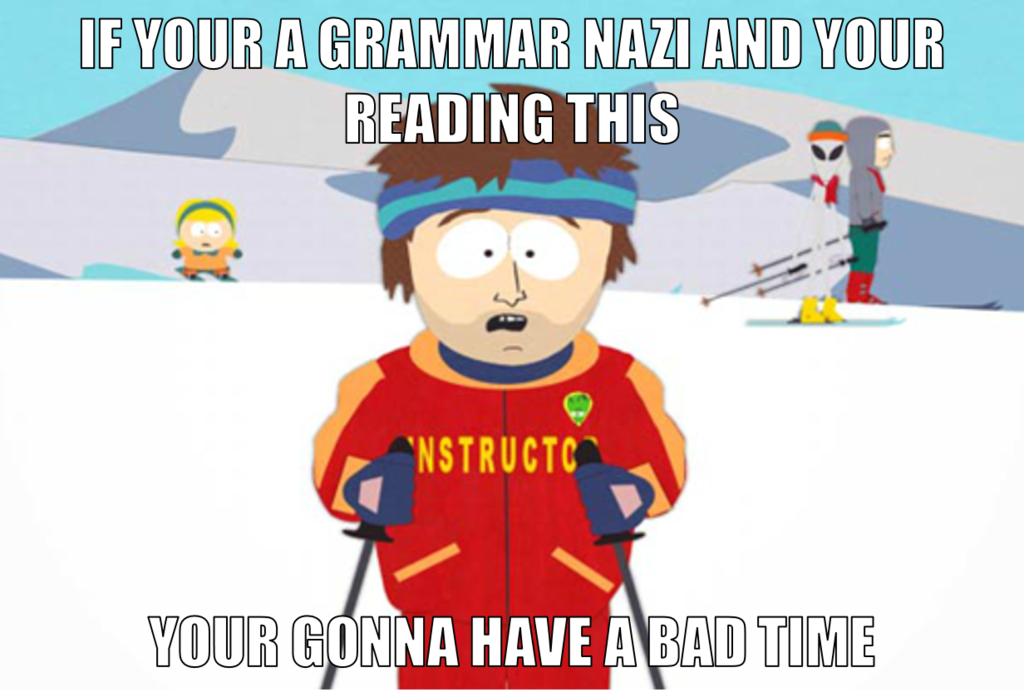 Grammar Nazi by onyxcarmine on