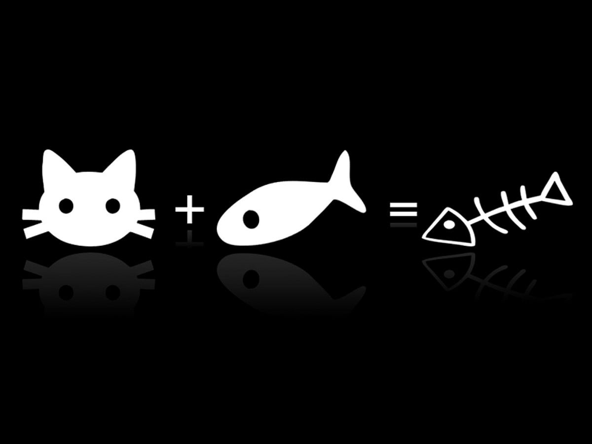 Black White Cartoons Wallpaper Top Image