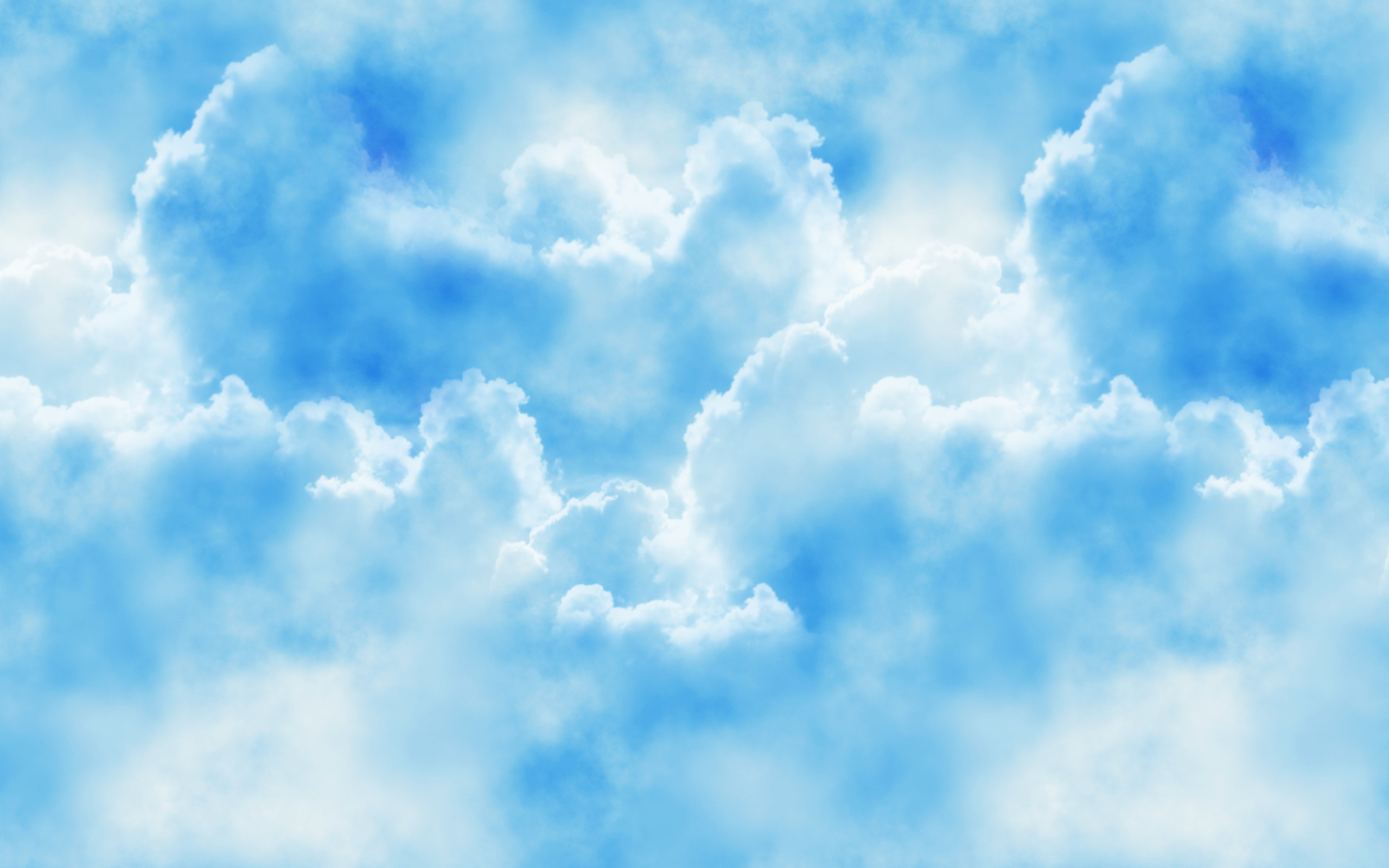 Blue Sky Clouds Background HD Wallpaper