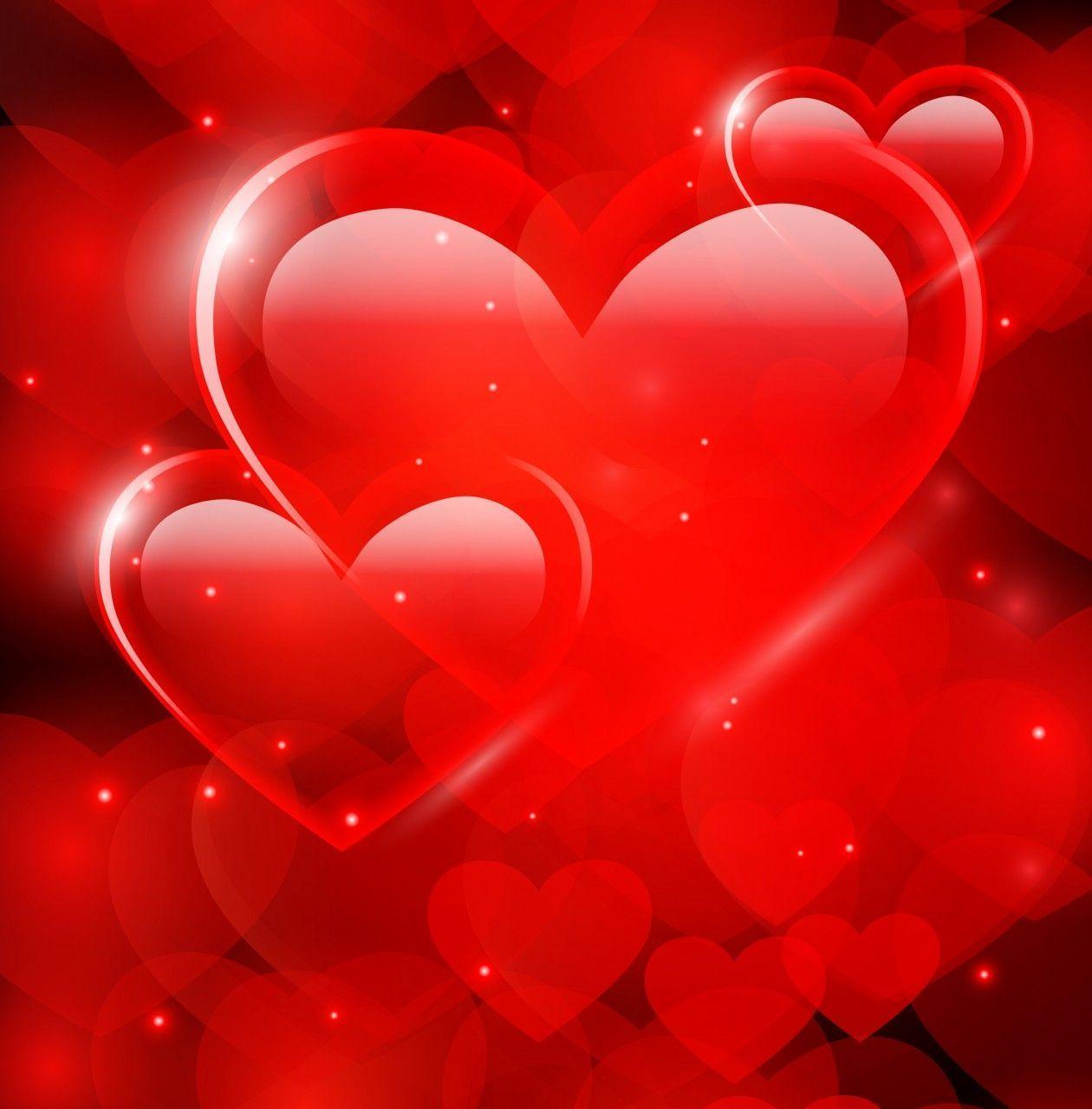 Red Heart Background