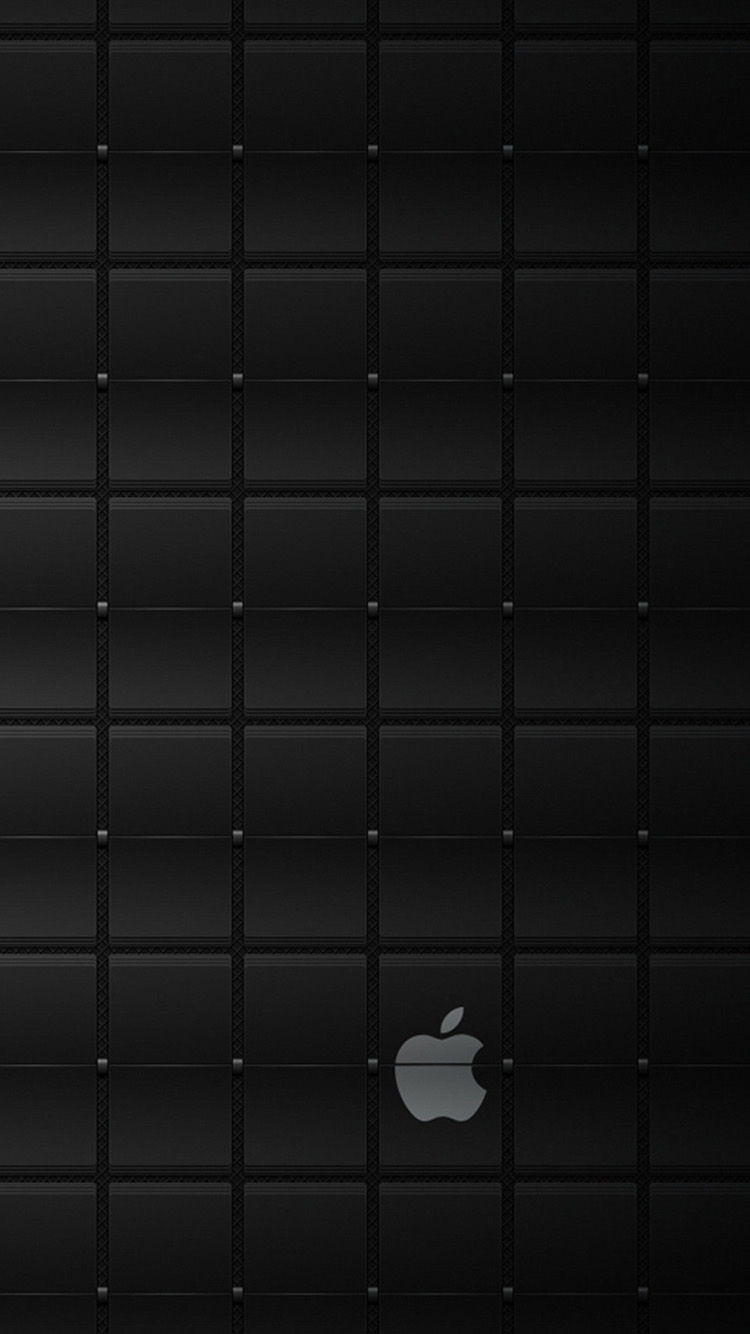 Black Apple Dark iPhone Wallpaper