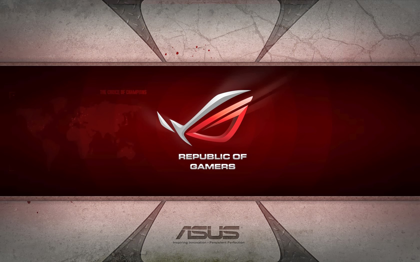 Asus Rog Republic Of Gamers Logo HD Wallpaper Widescreen