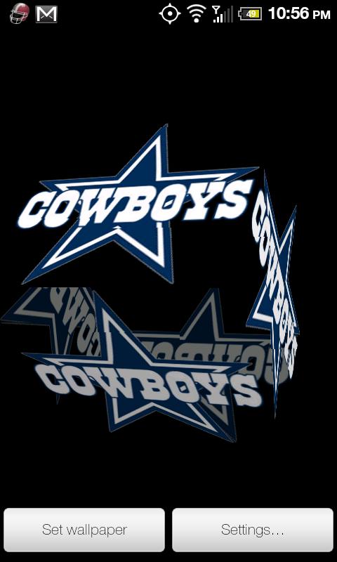 Cowboys 3d Rotating Cube Live Wallpaper This Is A Dallas