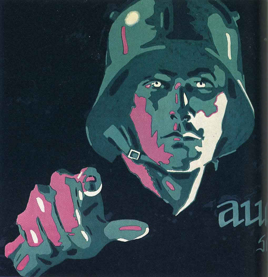 Nazi World War Recruitment Vintage Wartime Posters Wallpaper Image