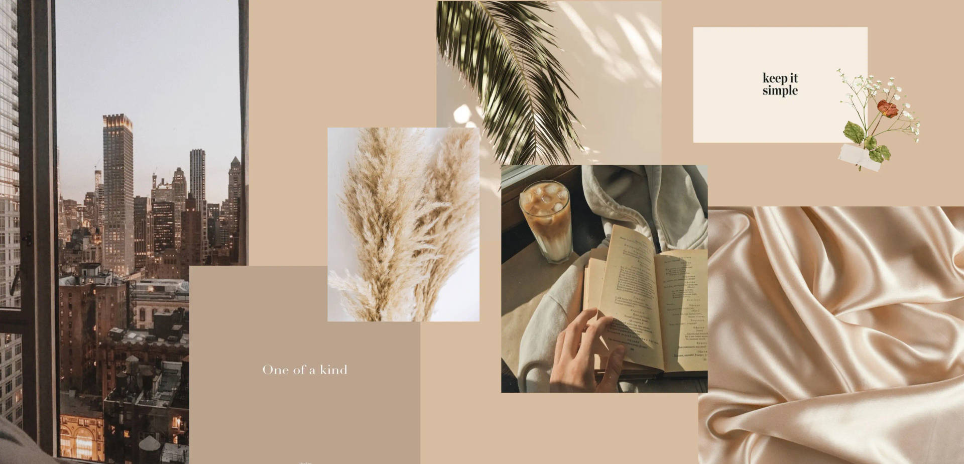 Beige Aesthetic Laptop Wallpaper