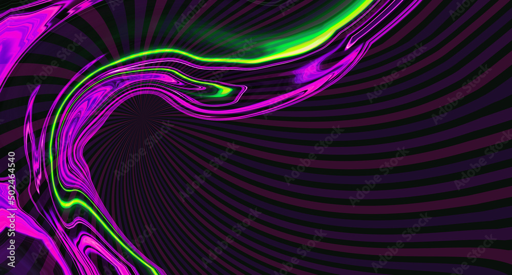 Neon Green And Purple Background Wallpaper