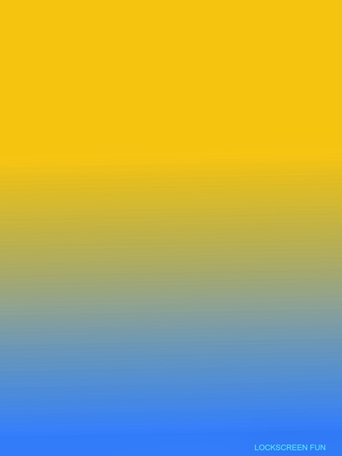 Yellow To Light Blue Color Fade iPad Mini Background