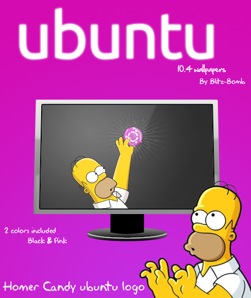 Homer Ubuntu Wallpaper Pack By Blitz Bomb