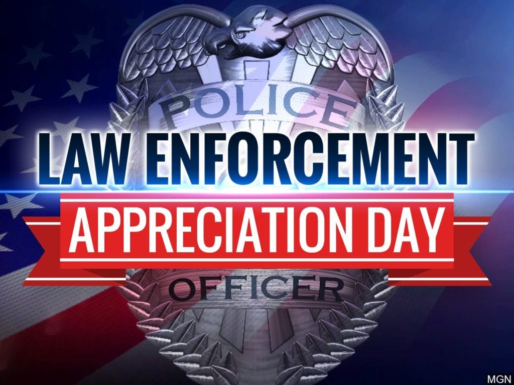 Service Honored On Law Enforcement Appreciation Day