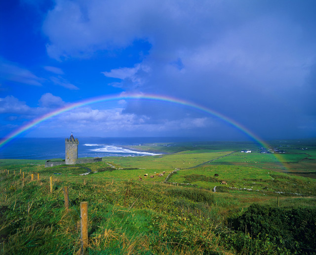 Rainbow Castle  Ireland Wall Mural   Traditional   Wallpaper   by 640x516