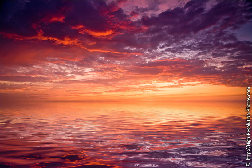 High Resolution Sea Sunset Landscape Royalty Image Background 3d