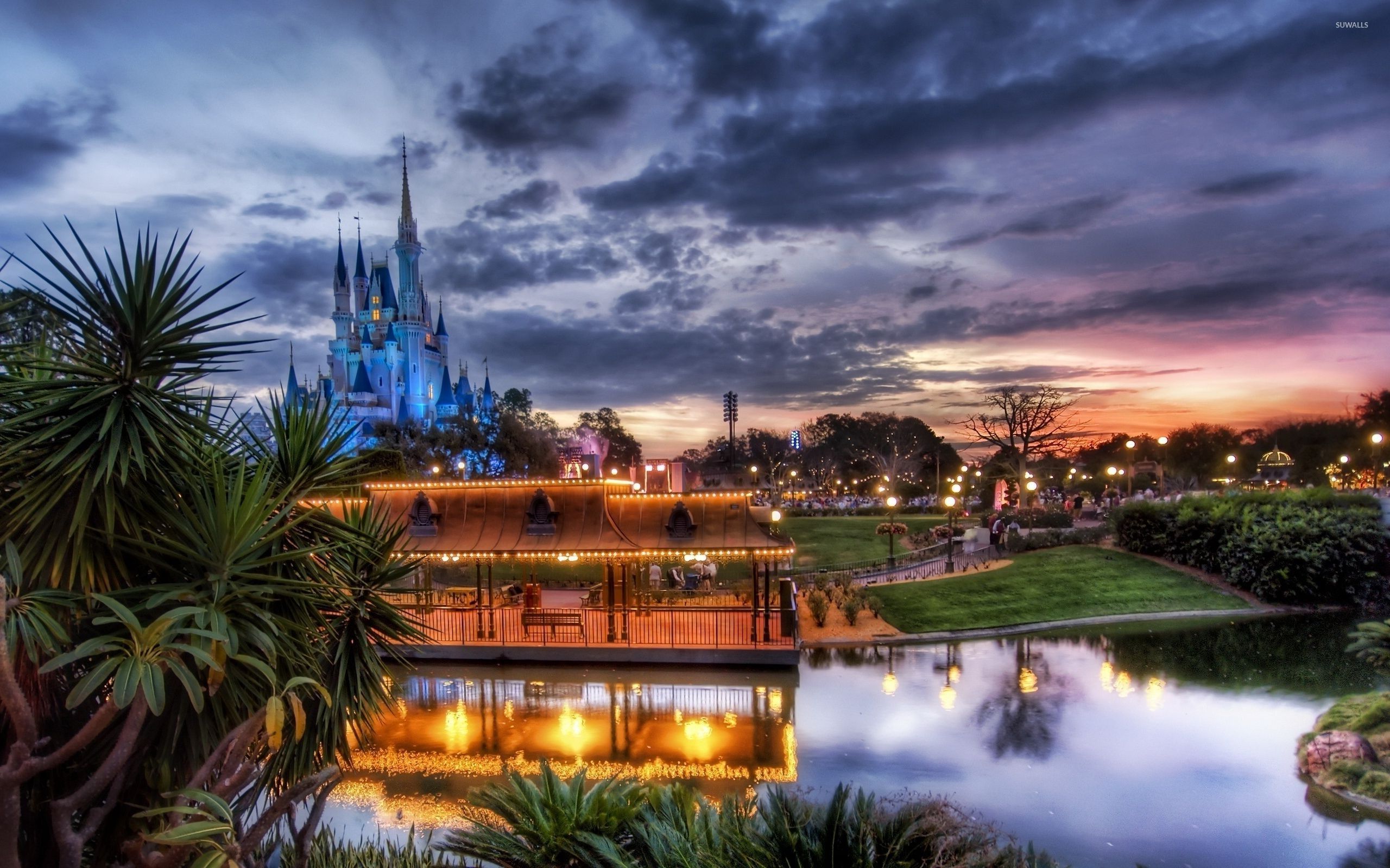 Disney World Landscape Desktop Wallpaper Top