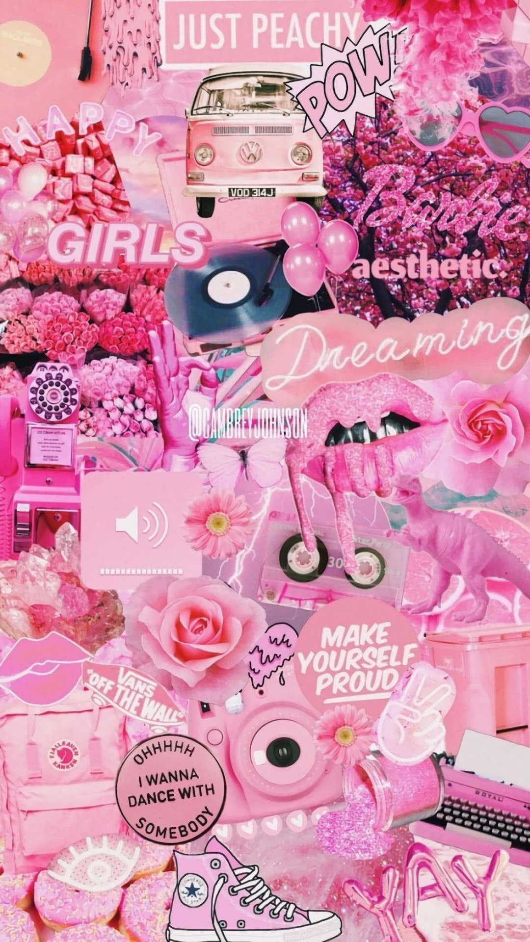 Aesthetic Pink iPhone Wallpaper