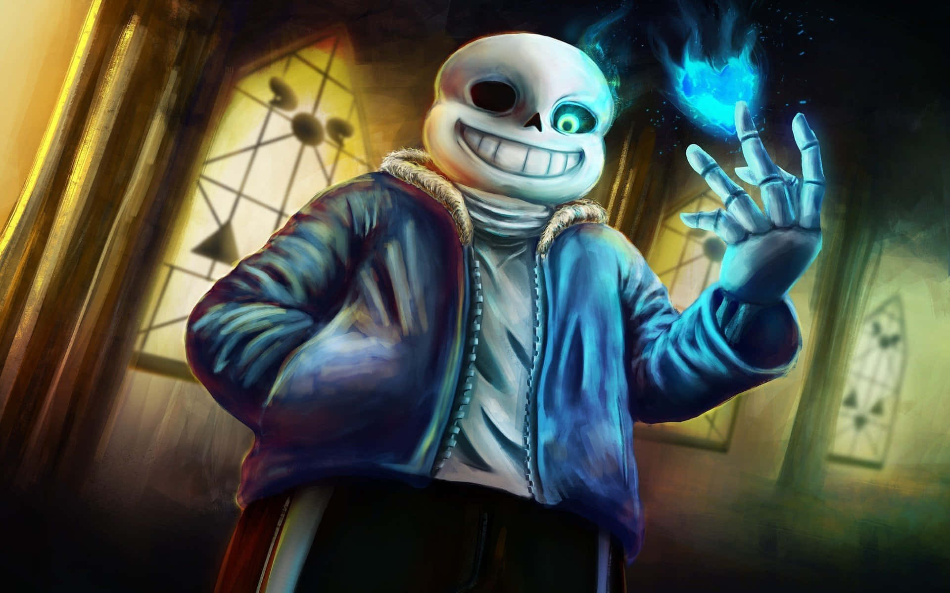 Sans Background Wallpaper