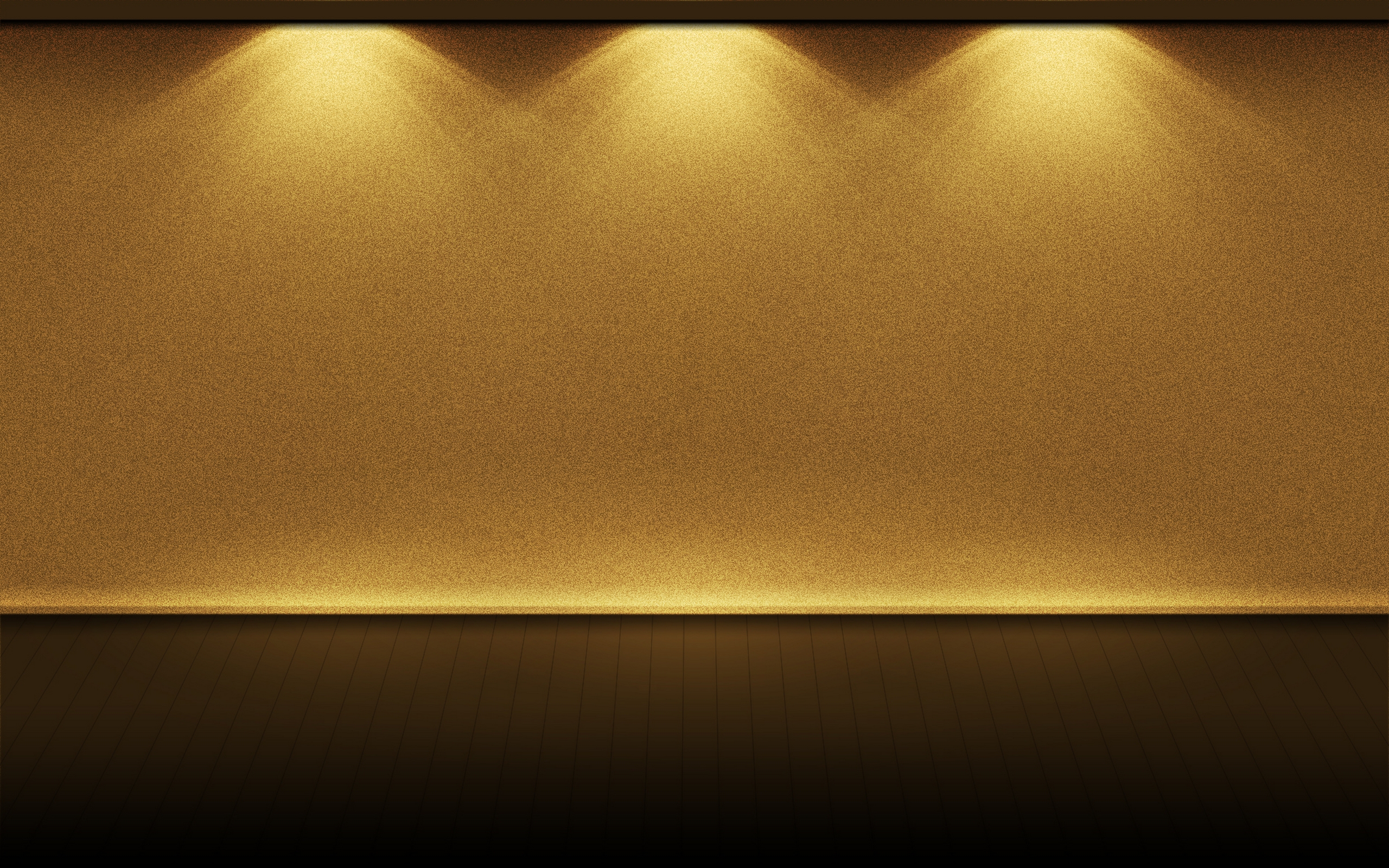 Gold Lights HD Wallpaper Background