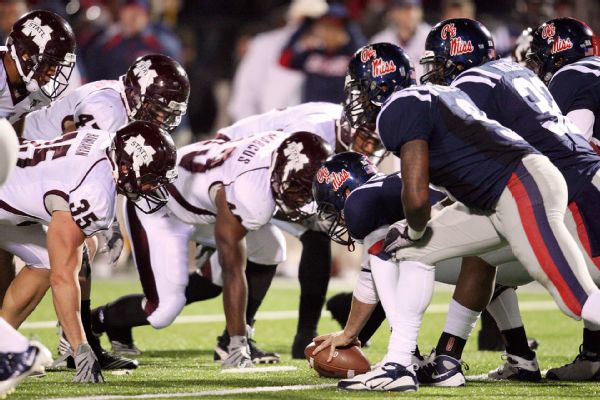 Ole Miss Rebels Mississippi State Bulldogs Fighting For