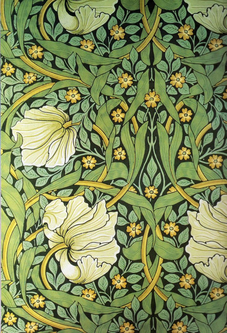 Pimpernel Wallpaper Design By William Morris An Oxford