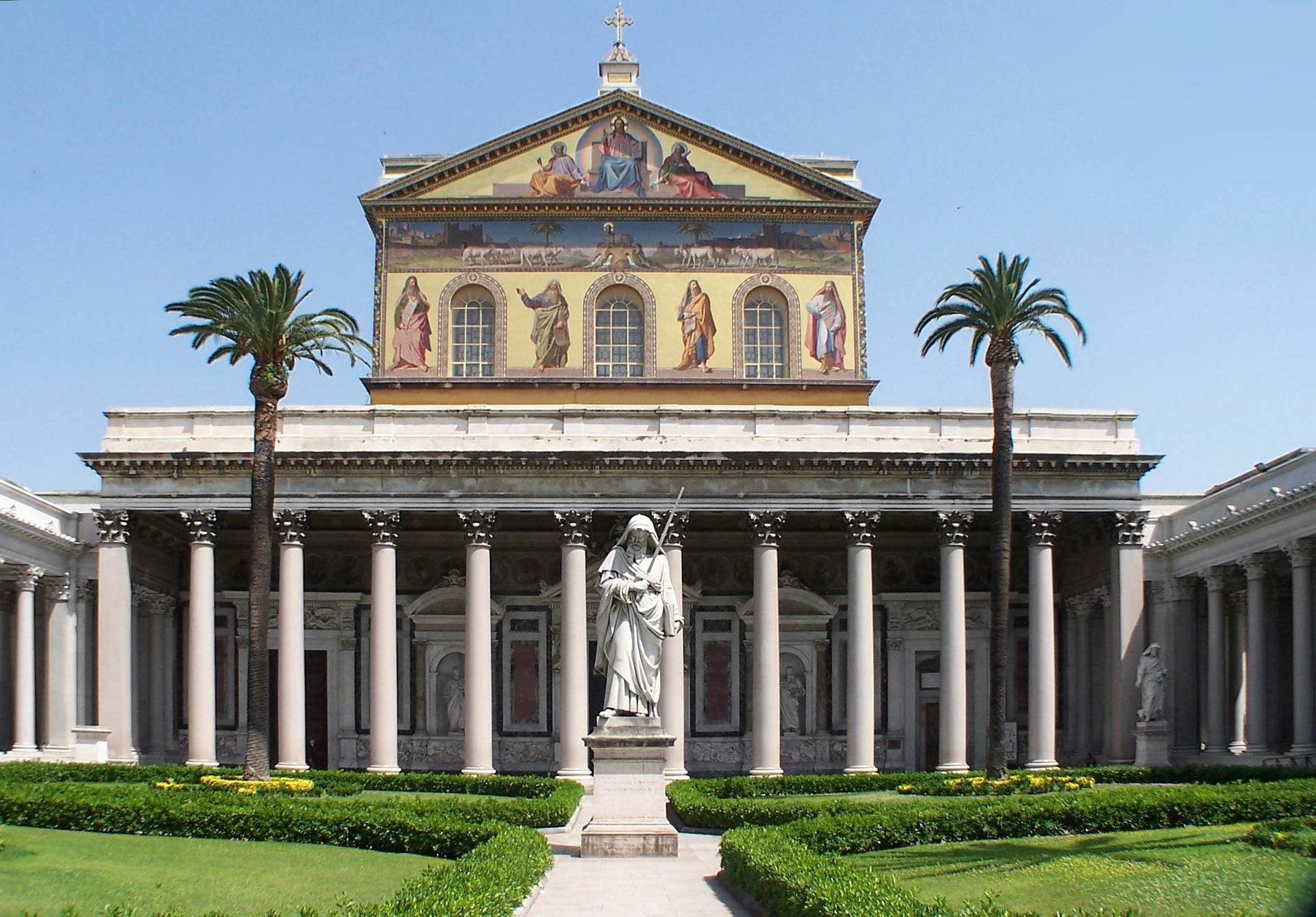 Saint Paul S Outside The Walls Church Wallpaper