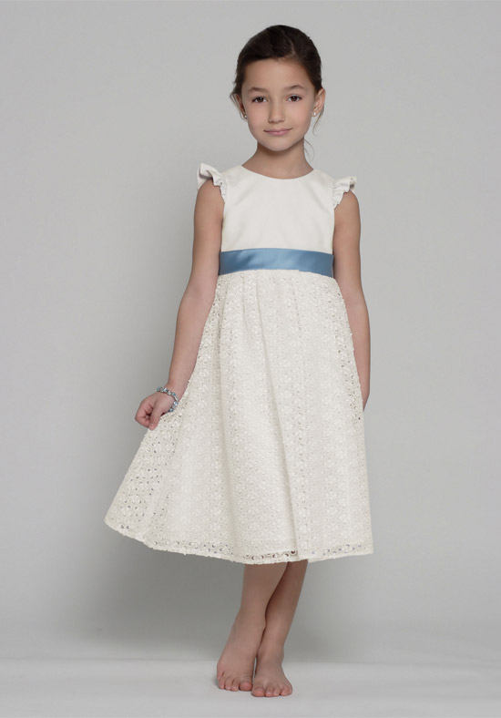 Flower Girl Dresses Will Excellently Contrast The White Wedding Dress