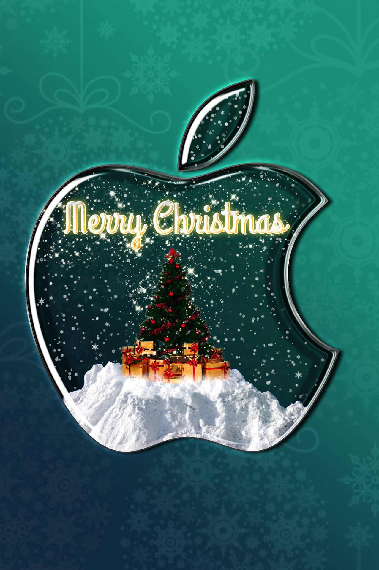 Merry Christmas iPhone Wallpaper