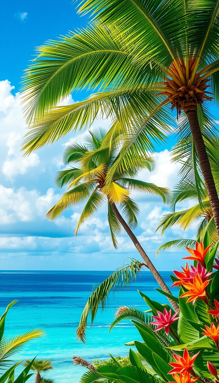 Tropical Nature Phone Wallpaper