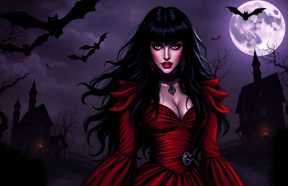 Elvira Mistress Of The Dark Wallpaper