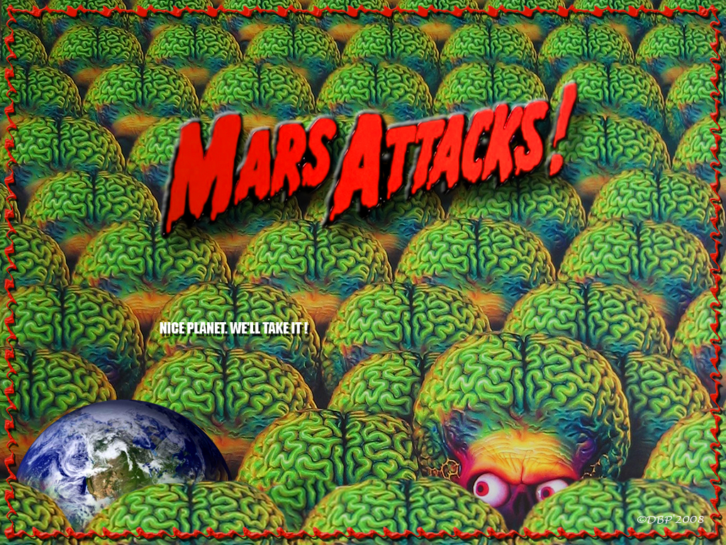 Mars Attacks Wallpaper