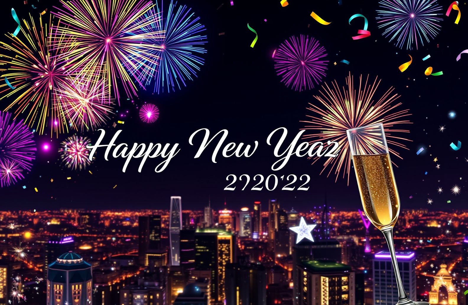 Happy New Year HD Wallpaper