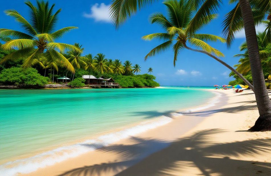 Tropical Island Wallpaper