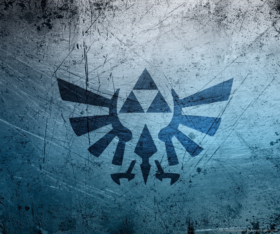 The Legend Of Zelda Grunge Logo Wallpaper For Samsung Epic