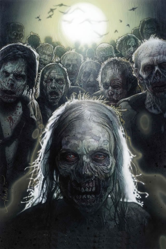 The Walking Dead Zombie iPhone Wallpaper HD