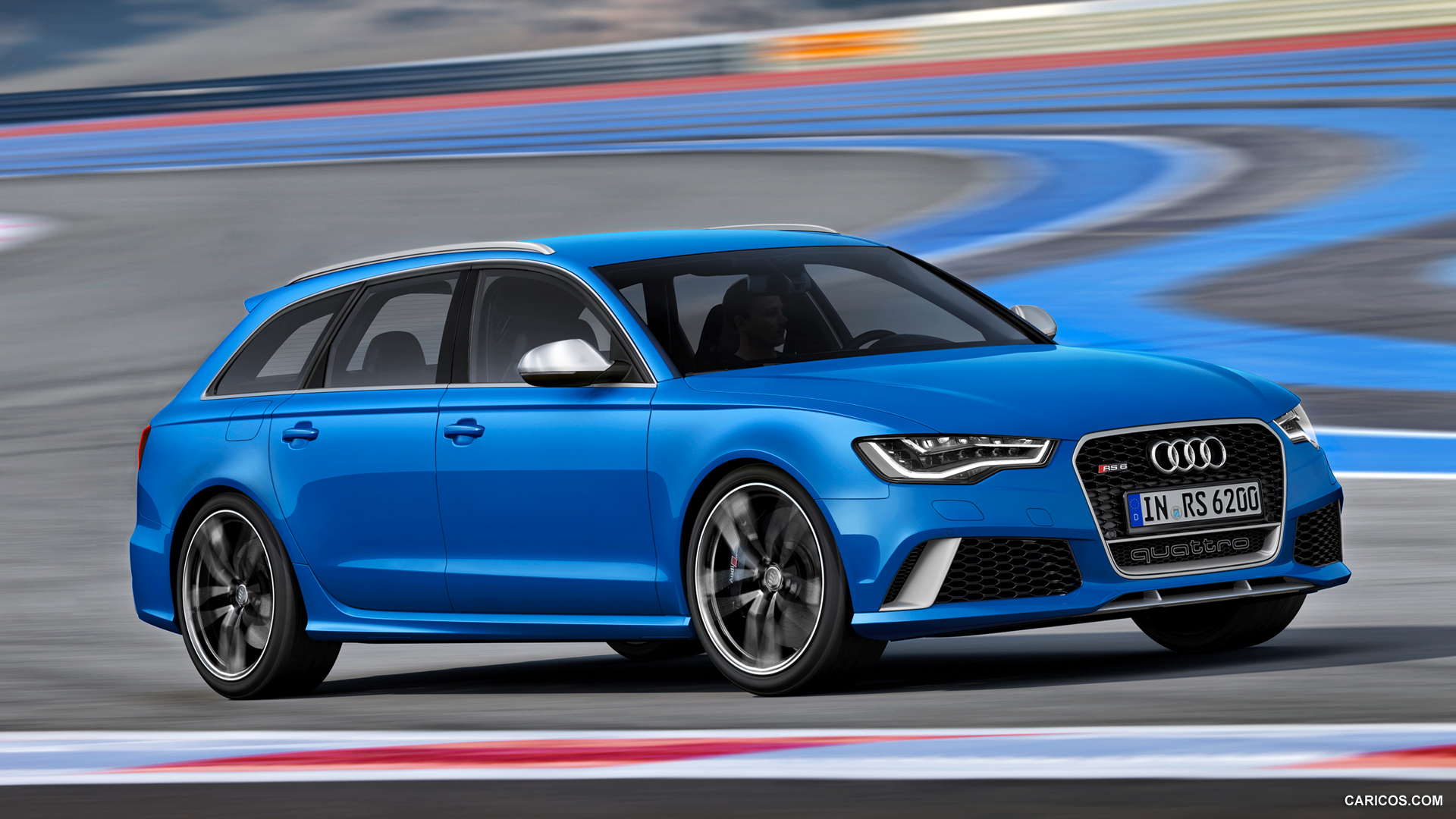 Audi Rs6 Blue Wallpaper