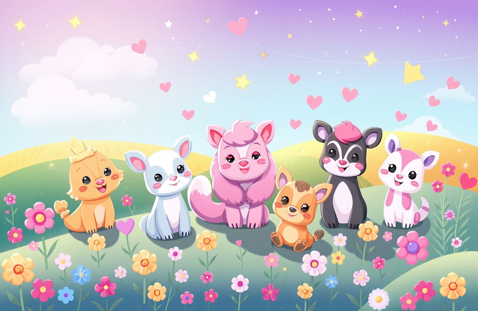 Cute Cartoon Wallpaper For Girls