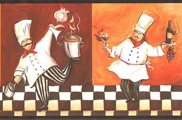 Free Download Italian Fat Chef Wallpaper Border Wt1086b Cafe