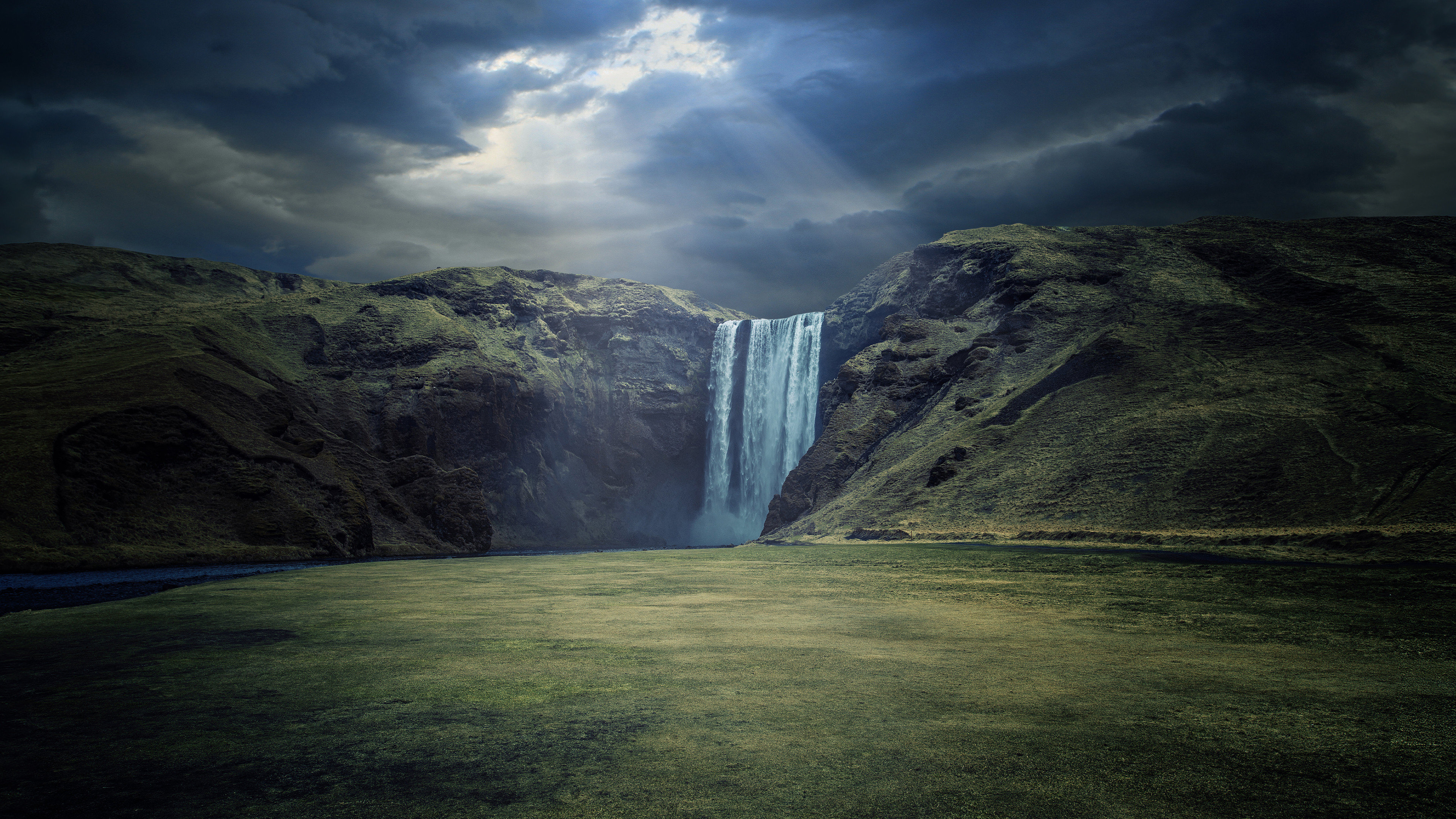 Waterfall Landscape 4k Ultra HD Wallpaper