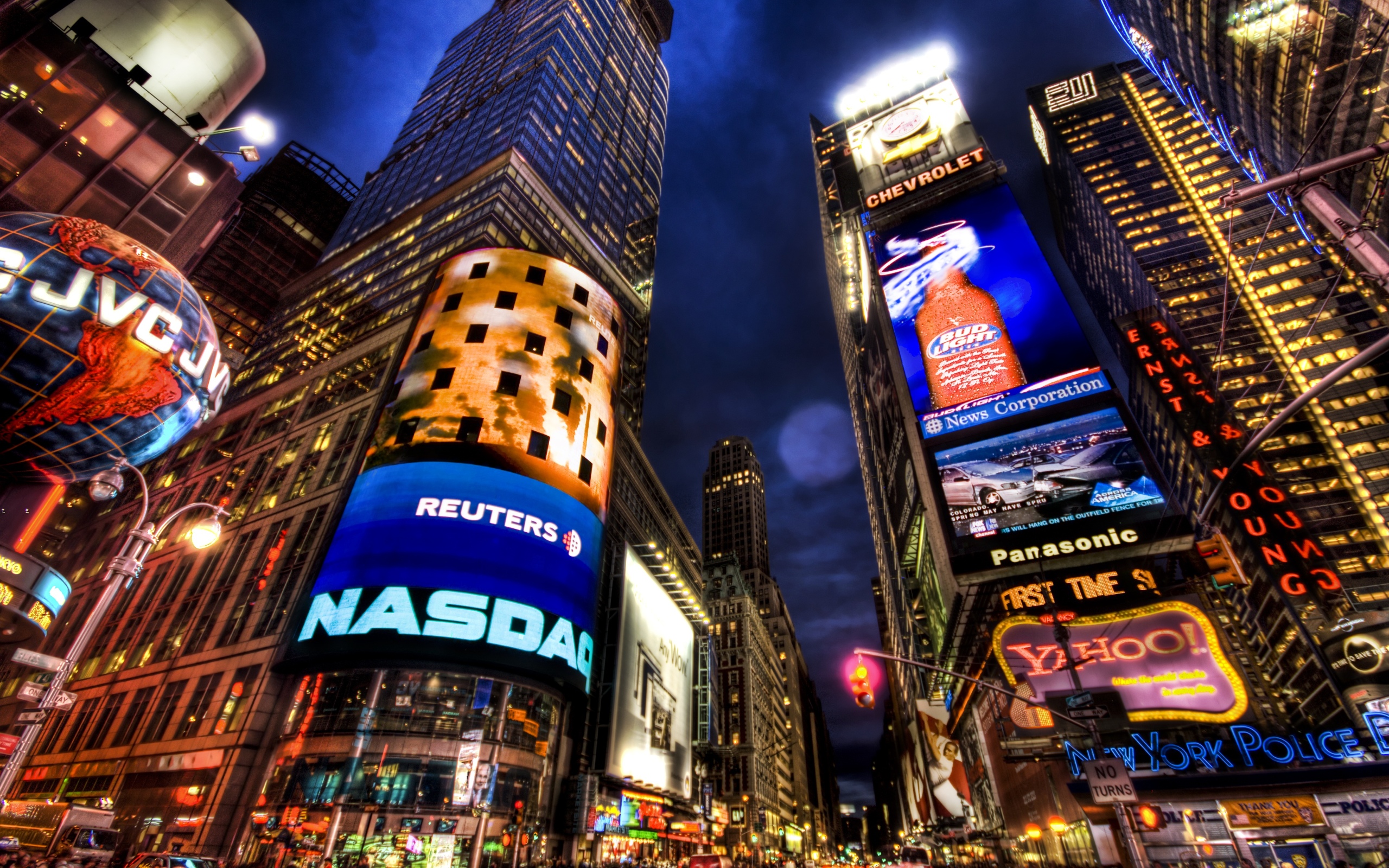 Cityscapes Buildings Architecture Night New York City