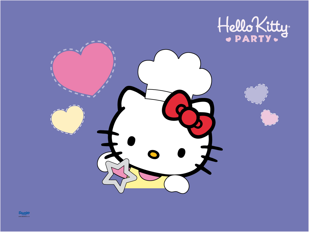 Hello Kitty Party Wallpaper Is A Chef