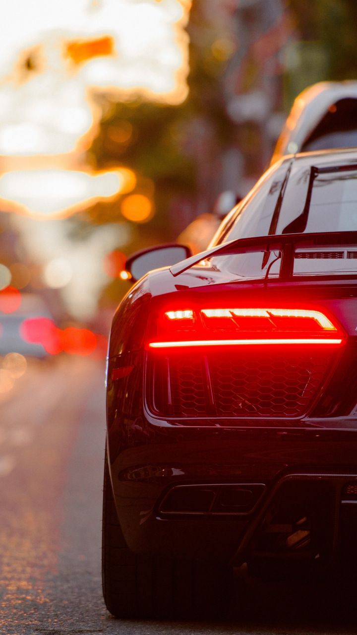 Audi R8 Taillight Street Wallpaper Car iPhone