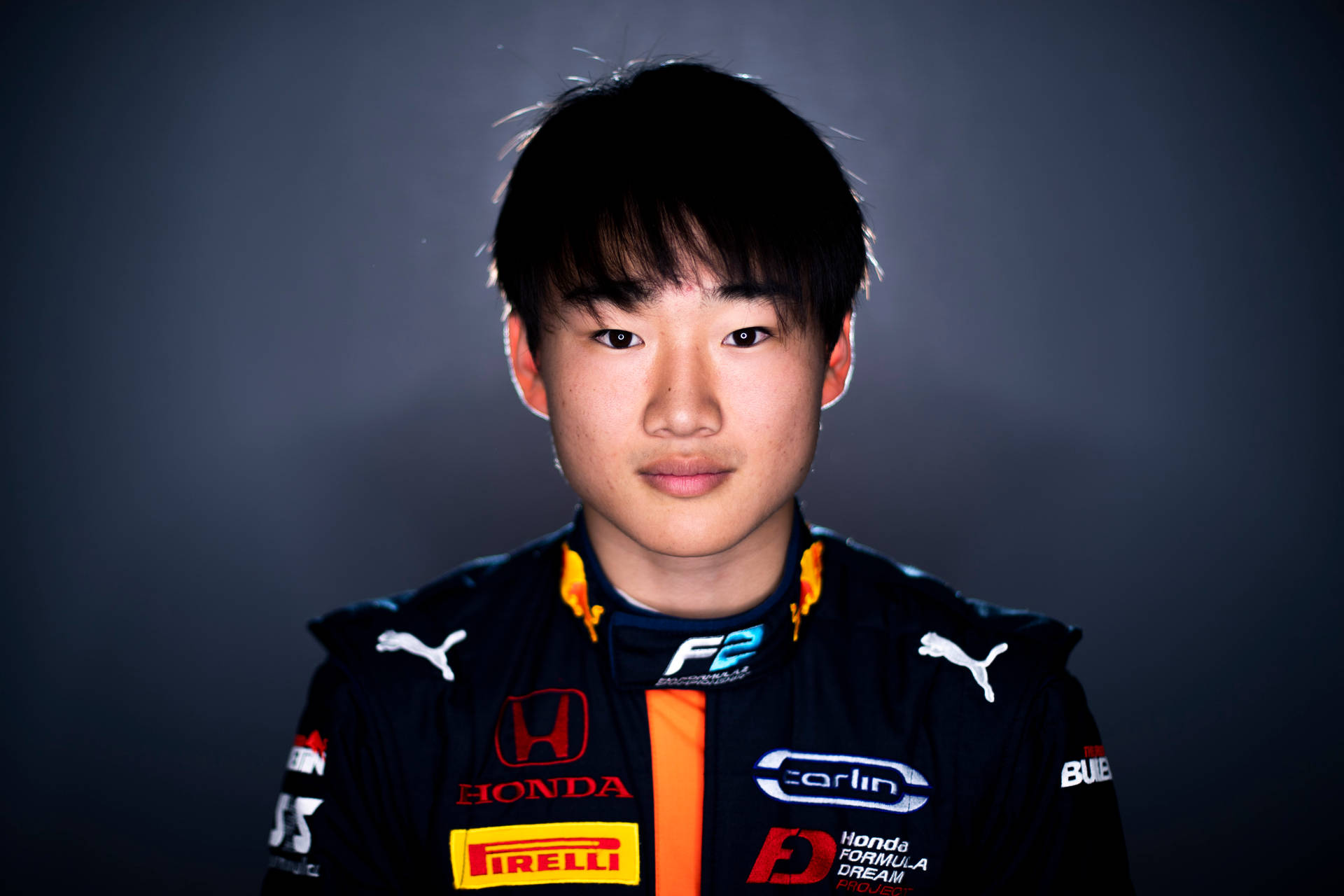 Yuki Tsunoda Laat P Rez Op Senna Lijken L Gpfans Raceteam Wallpaper