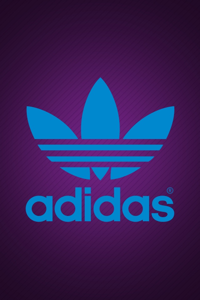 Purple Adidas Brand Names Logo Originals