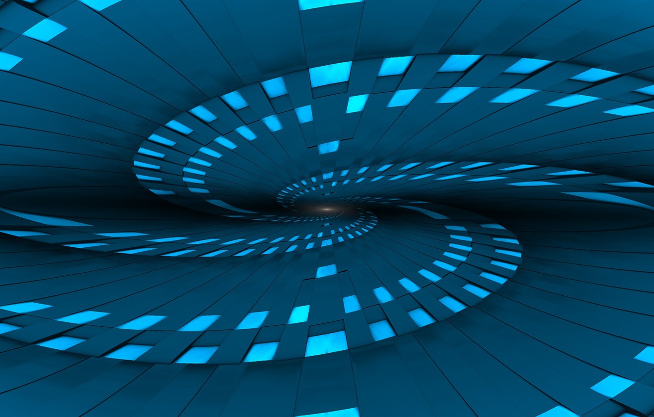 Wallpaper Blue Pattern Curl 3d Graphics Image For Desktop