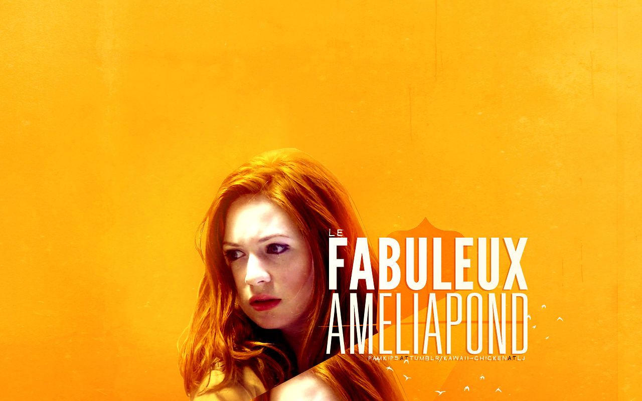 Amy Pond Doctor Who S Panions Wallpaper