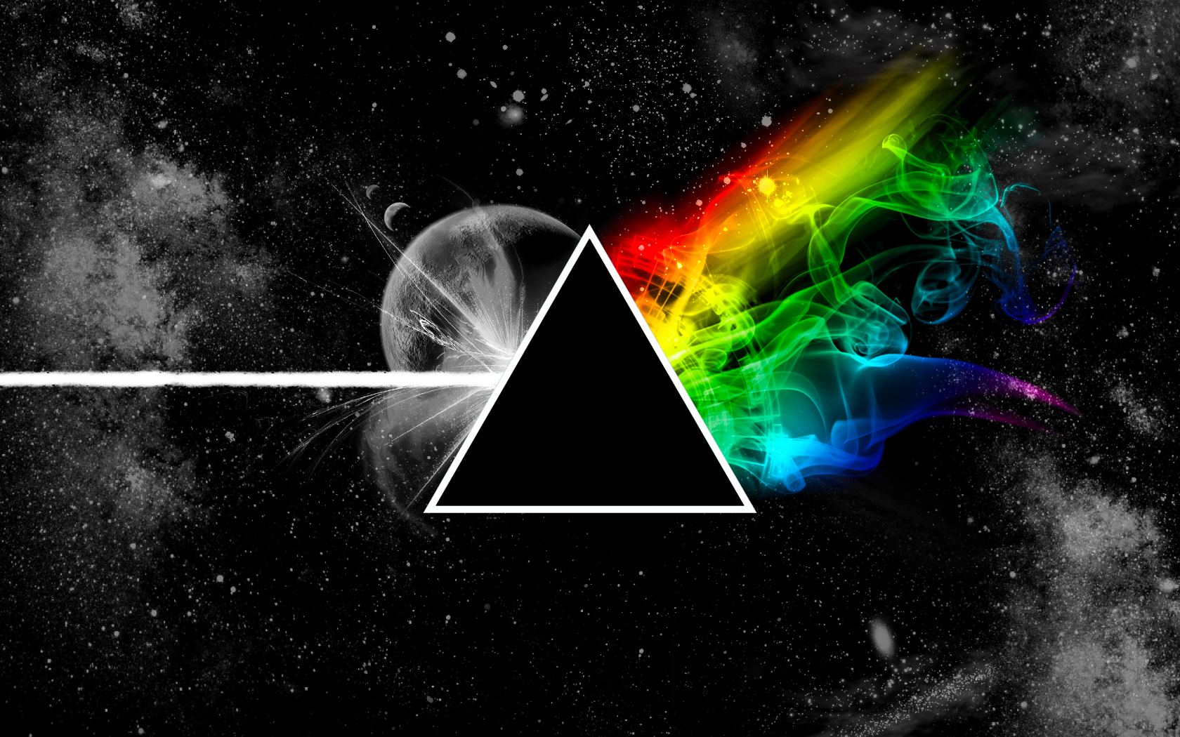Pink Floyd Prism Rainbows Dark Side Of The