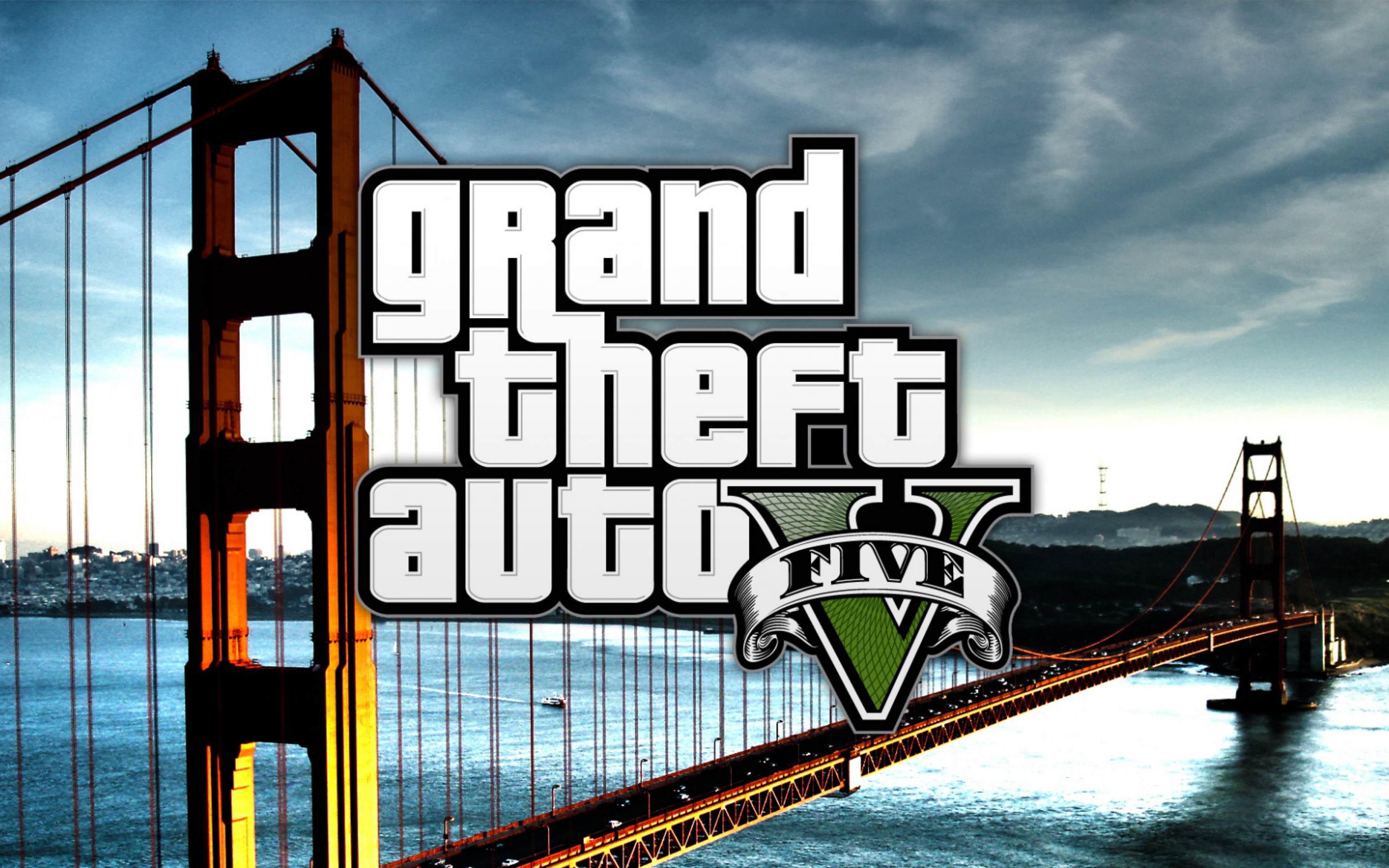 Wallpaper Gta V Grand Theft Auto Game Bridge