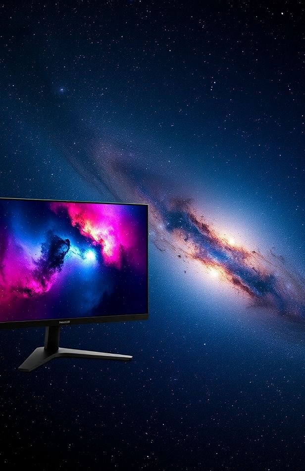 Dual Monitor Space Wallpaper