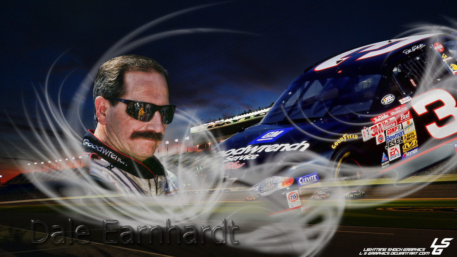 Dale Earnhardt Vector Legends