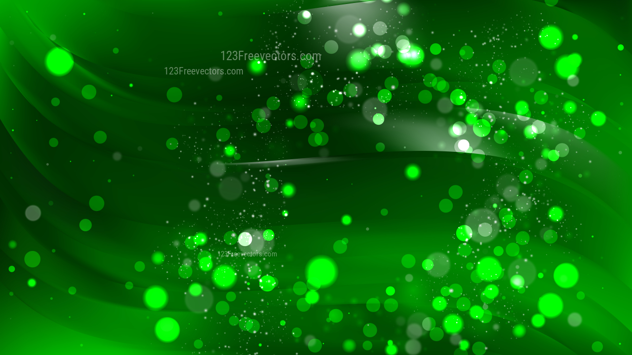 Abstract Dark Green Defocused Background Vector
